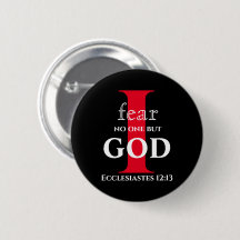 Typografy Bible Verse ● Ich fürchte niemanden auße