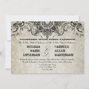 Typografy Style Gravers Schriftart Swirl Schnörkel Einladung