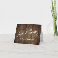 Typographie Amour & Merci Bois Rustique
