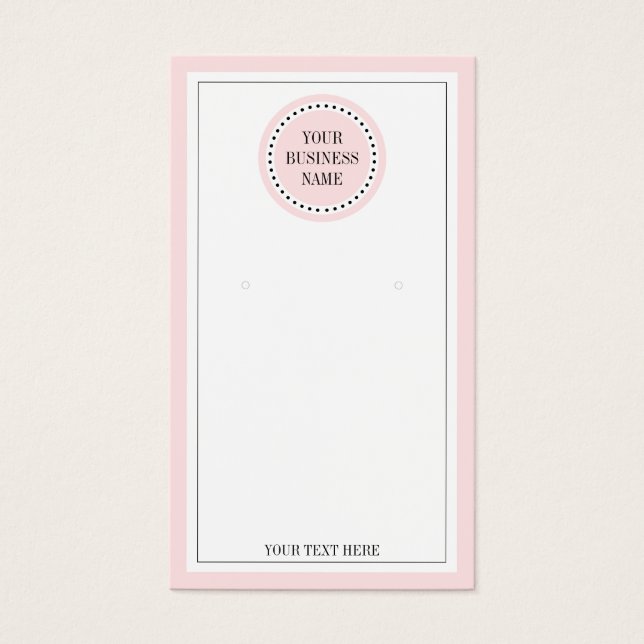 Typographie Arrondi rose Logo Écran de bijouterie (Devant)