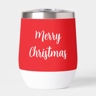 Typographie blanche rouge personnalisée Joyeux Noë