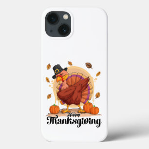 Typographie bon thanksgiving iPhone 13 Coque