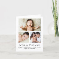 Typographie classique simple Aimer & Merci photo b