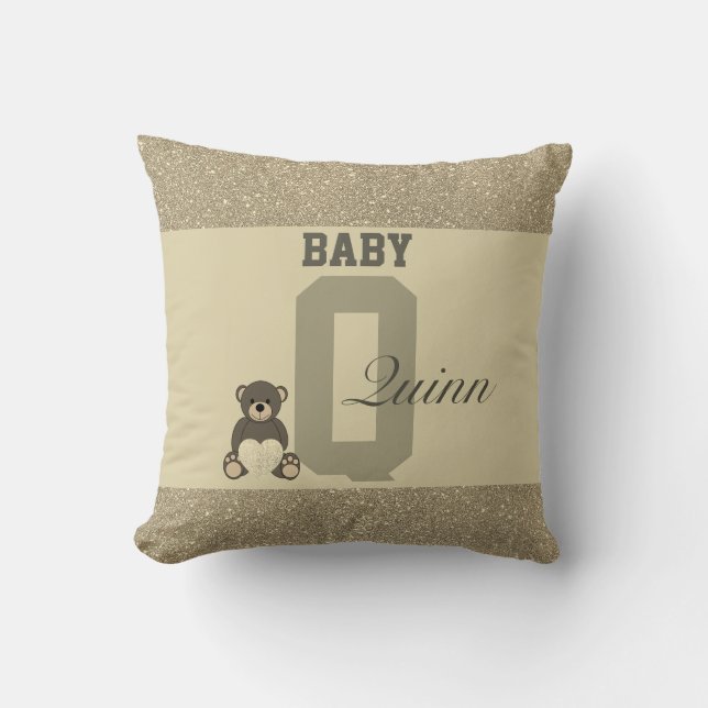 Typographie coussins personnalisés (Recto)