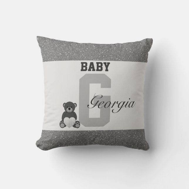 Typographie coussins personnalisés (Recto)