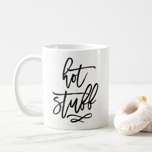 Typographie de pinceau noir Chaud Stups Mug