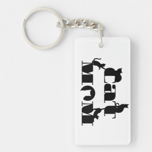 Typographie de silhouette de maman de chat