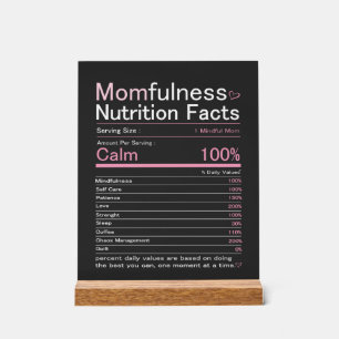 Typographie des faits nutritionnels de la pleine c