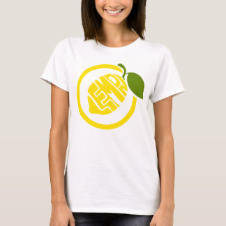 Typographie du citron T-shirt de base pour femmes