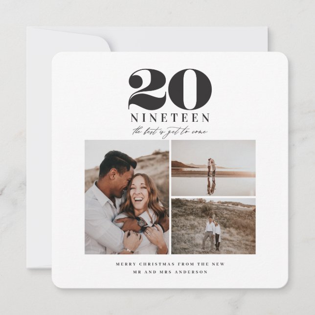 Typographie graphique carte de vacances photo de l (Devant)