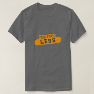 Typographie gris orange - T-shirt