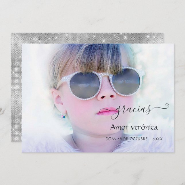 Typographie Merci photo (Devant / Derrière)