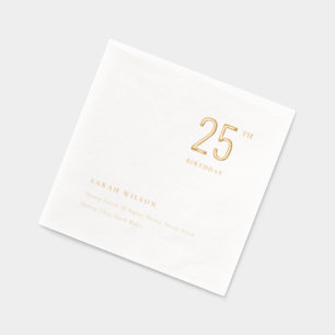 Typographie minimale élégante Anniversaire personn