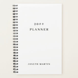 Typographie minimaliste noir et blanc