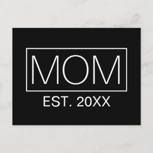 Typographie minimaliste simple Carte postale