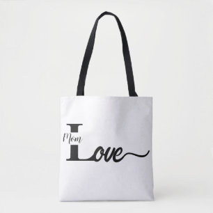 Typographie moderne Amour Maman Sac fourre-tout no
