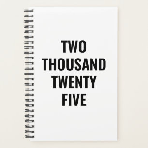 Typographie moderne année blanc noir texte personn