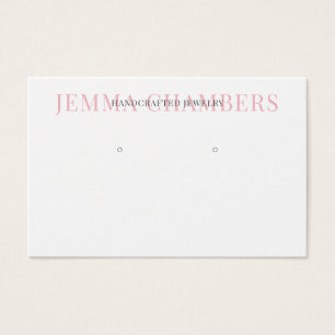 Typographie moderne Boucles d'oreilles Bijoux Cart