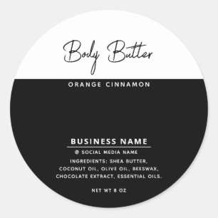 Typographie moderne minimaliste luxe étiquette bla