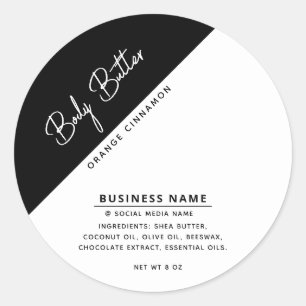 Typographie moderne minimaliste luxe étiquette bla