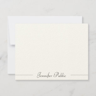 Typographie Moderne Minimaliste Modèle Sent Ecru