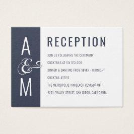 Typographie Moderne Réception De Mariage Simple Et