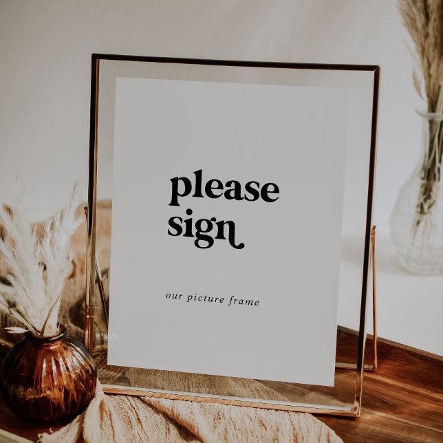 Typographie Noire moderne Autre livre d'or (Créateur téléchargé)