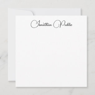 Typographie Nom Modèle élégant moderne