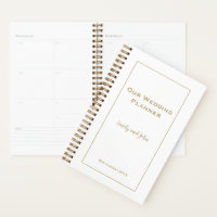 Typographie Or simple et Mariage de cadre