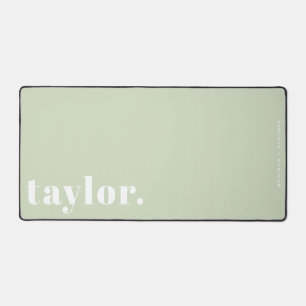 Typographie rétro verte à la menthe Personnalisée