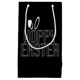 Typographie simple de Pâques Hoppy| Sac cadeau