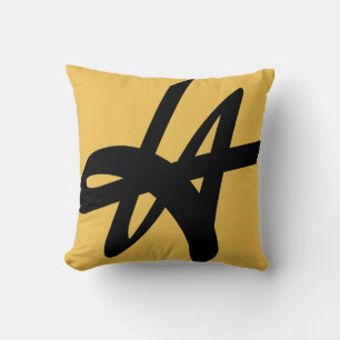 Typographie vintage Los Angeles lancer oreiller   