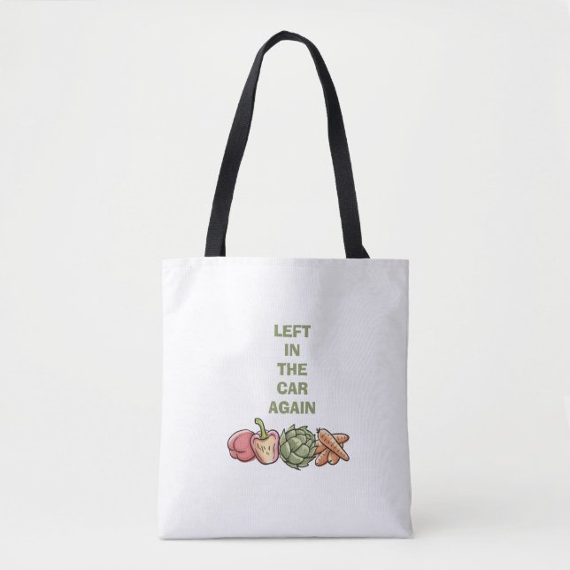 Typography funny quote cute trendy tote bags. tasche (Vorderseite)