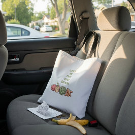 Typography funny quote cute trendy tote bags. tasche