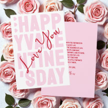 Typography Pink and Red  Happy Valentine's Day
