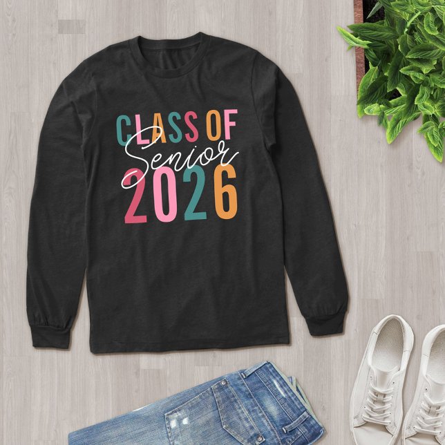 Typography Senior Class of 2026 Tri-Blend Shirt (Von Creator hochgeladen)