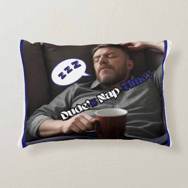 Typs Nickerchen Time Accent Pillow Dekokissen (Vorderseite)