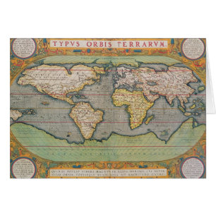 Typus Orbis Terrarum, Karte der Welt