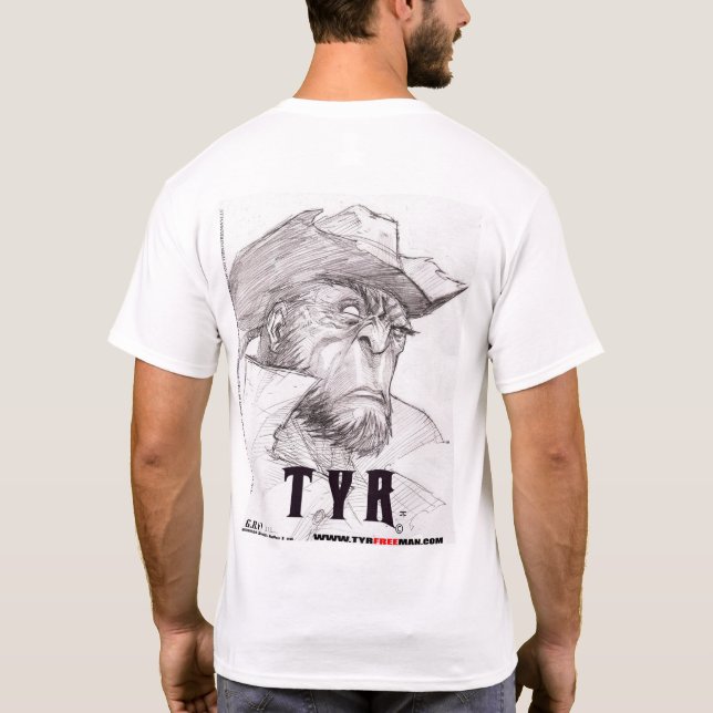 TYR SHIRT WEISS (Rückseite)