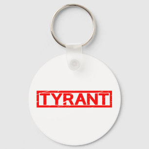 Tyrann-Briefmarke Schlüsselanhänger