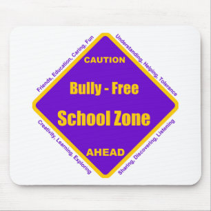 Tyrann - freie Schulzone Mousepad