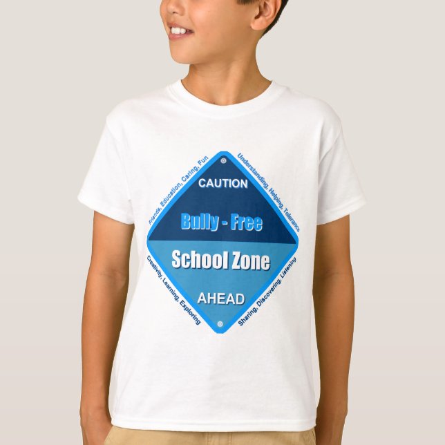 Tyrann - freie Schulzone T-Shirt (Vorderseite)