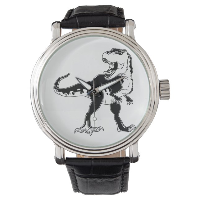 Tyrannosaur Dinosaur Armbanduhr (Vorderseite)