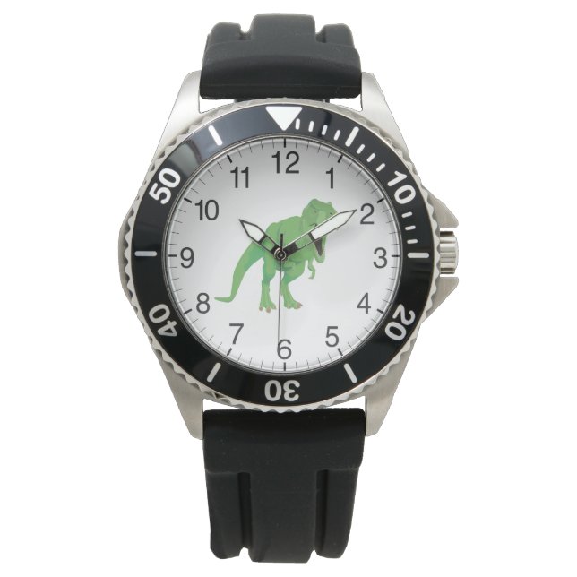 Tyrannosaurus Dinosaur Armbanduhr (Vorderseite)
