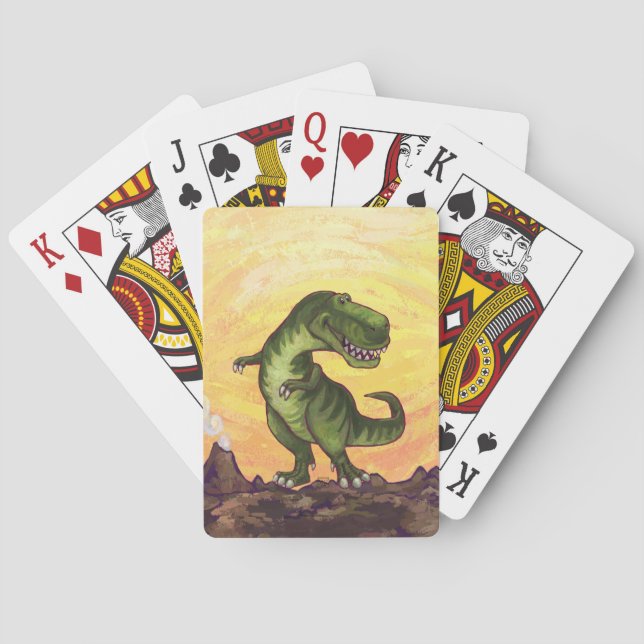 Tyrannosaurus-Geschenke u. Zusätze Spielkarten (Rückseite)
