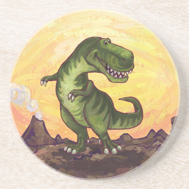 Tyrannosaurus Geschenke und Zubehör Getränkeuntersetzer (Vorne)