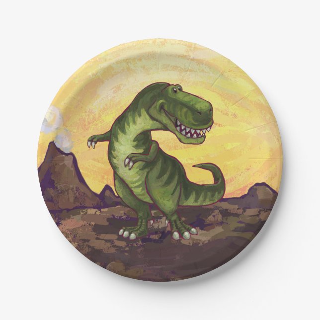 Tyrannosaurus Geschenke und Zubehör Pappteller (Vorderseite)