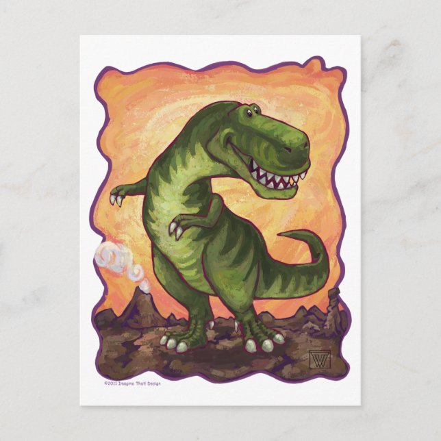 Tyrannosaurus Geschenke und Zubehör Postkarte (Vorderseite)