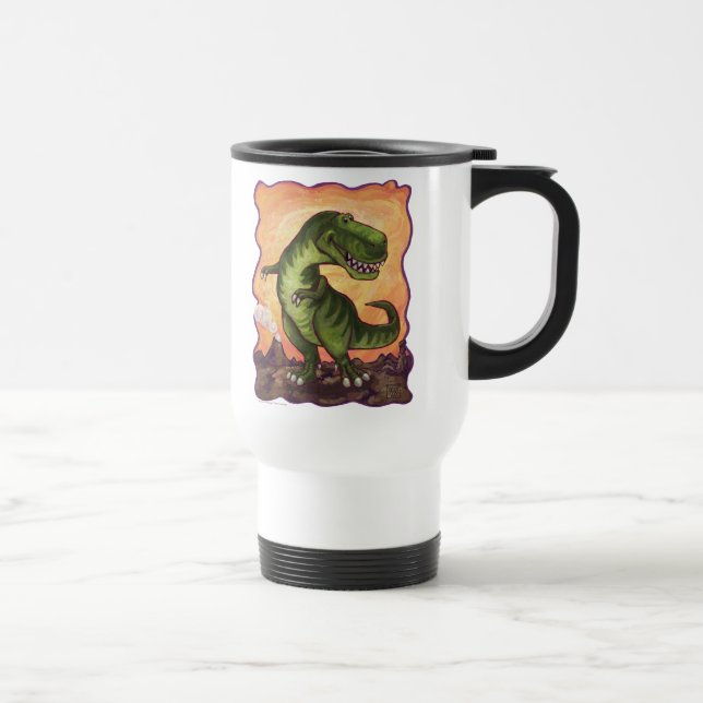 Tyrannosaurus Geschenke und Zubehör Reisebecher (Rechts)