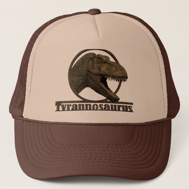Tyrannosaurus-Hut Truckerkappe (Vorderseite)